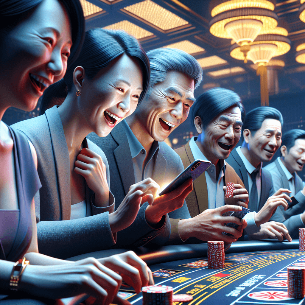 Live-Baccarat winning streak at an online casino.