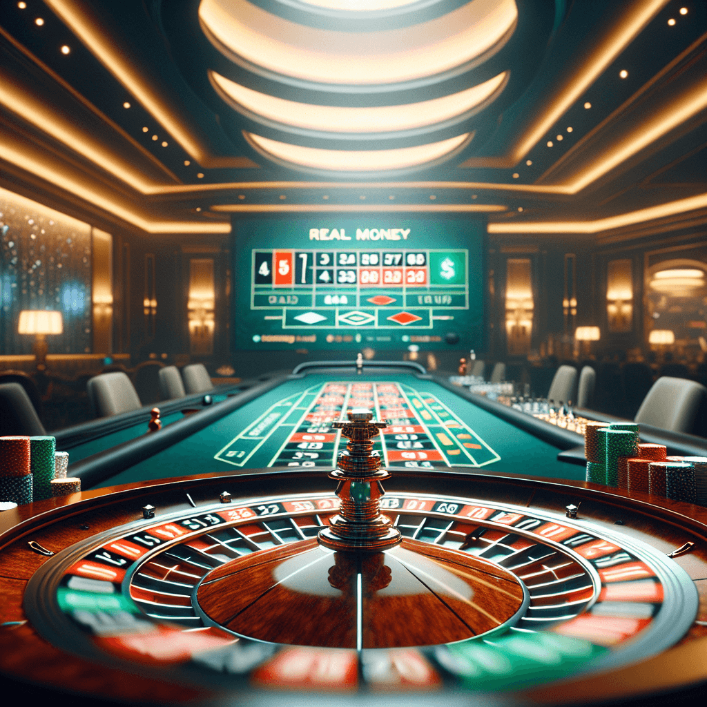 Live gameplay showing how to win real money in Roulette online