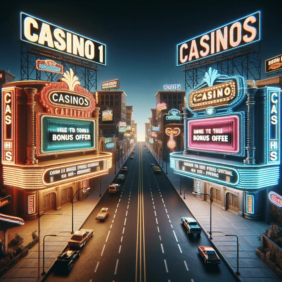 FanDuel and DraftKings casino bonus offers shown side by side