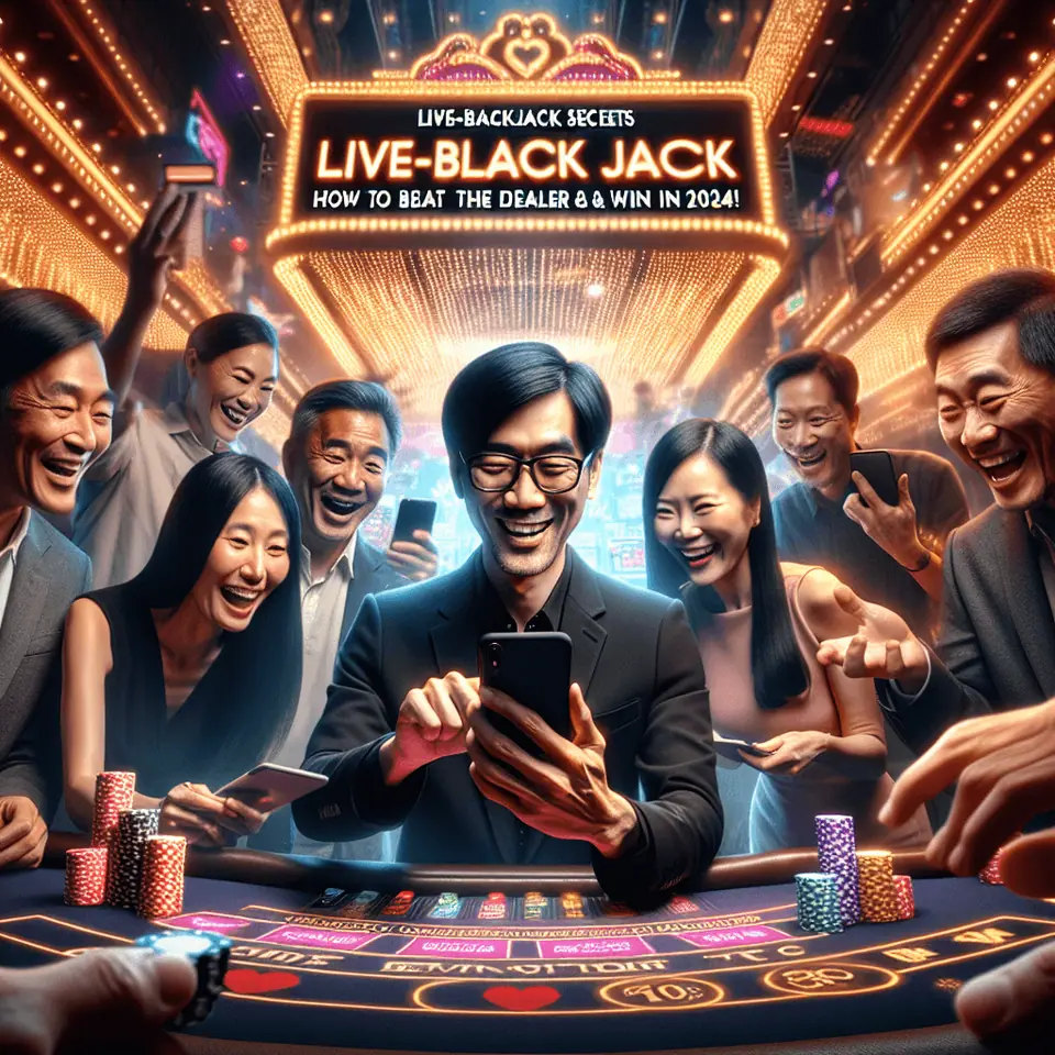 Live blackjack dealer dealing cards to player positions on a green table