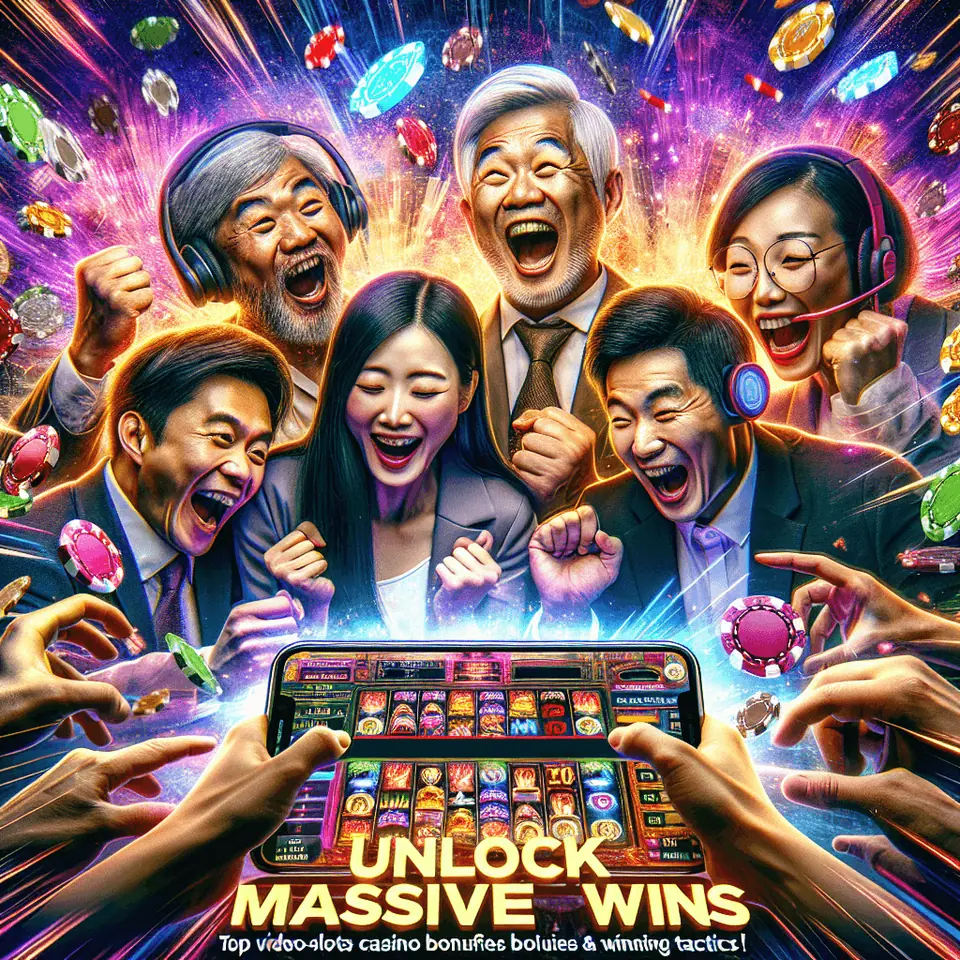 Video slot game with bonus symbols and free spins counter on screen